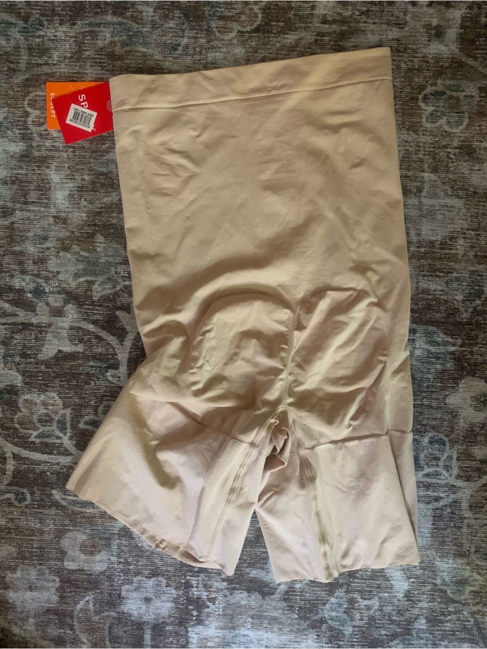SPANX High-Waist Nude Shaping Shorts